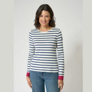 Jersey marinero a rayas de mujer