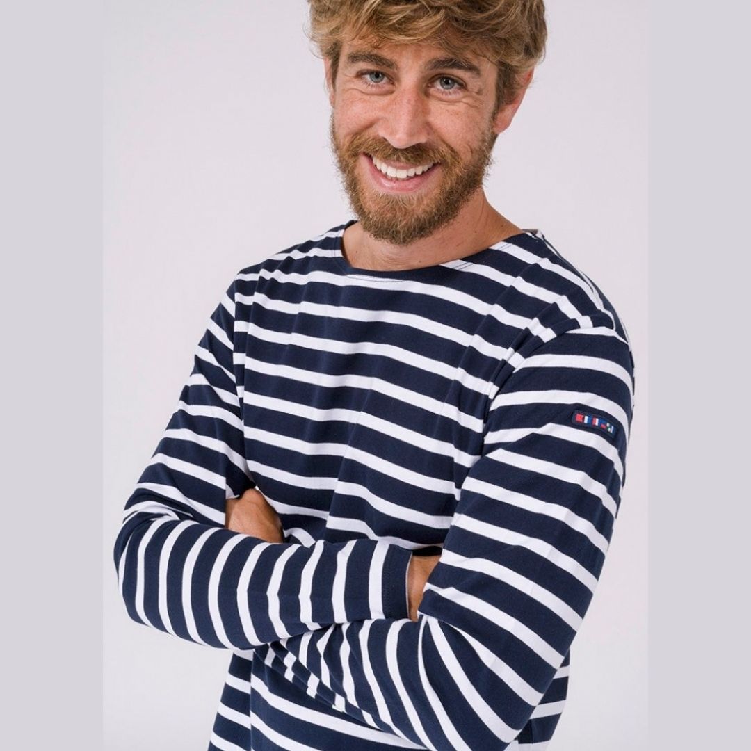 Camiseta de rayas hombre manga – Enbata – Ropa marinera Moda Nautica en Donostia