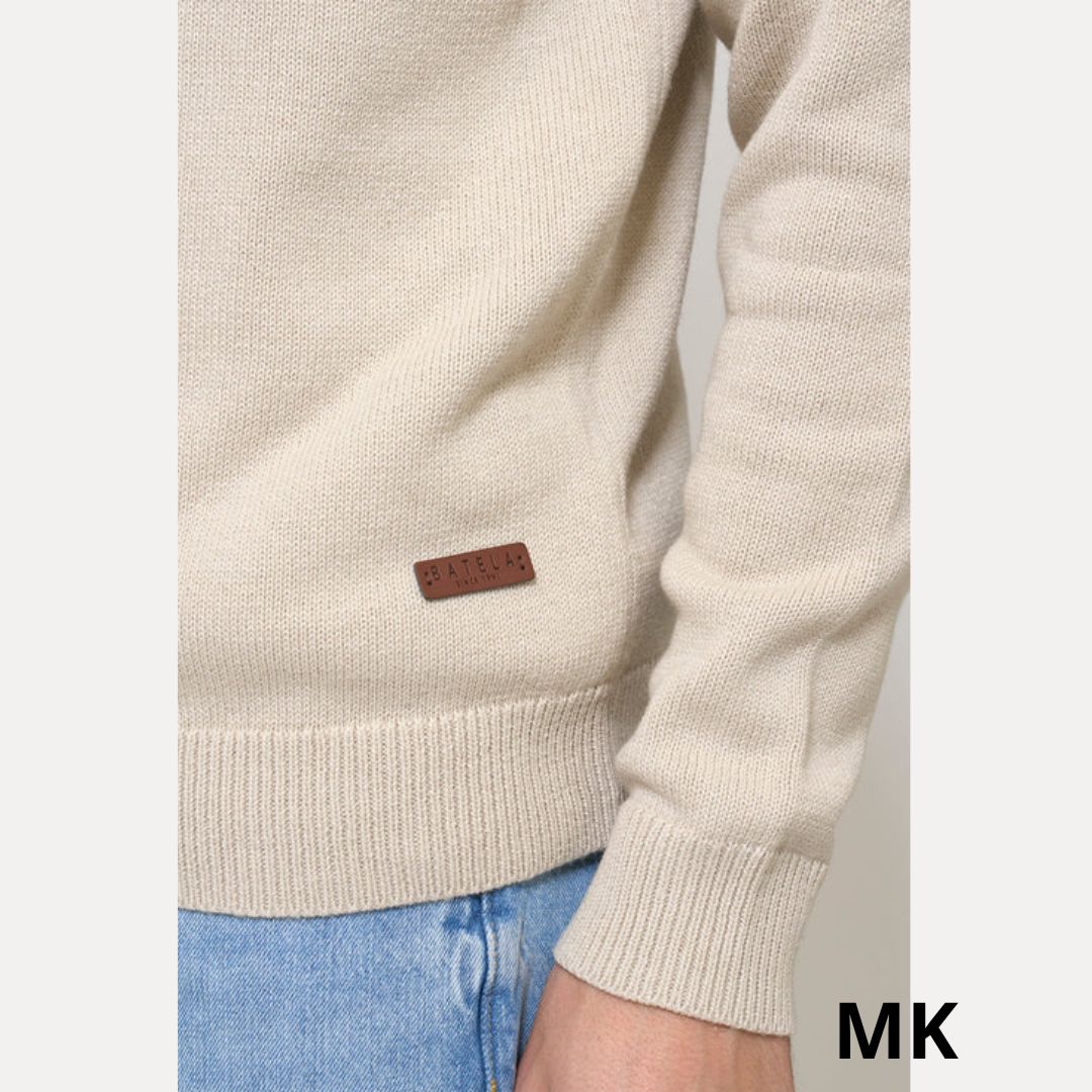 Jersey de punto con cuello subido y cremallera - Imagen 4