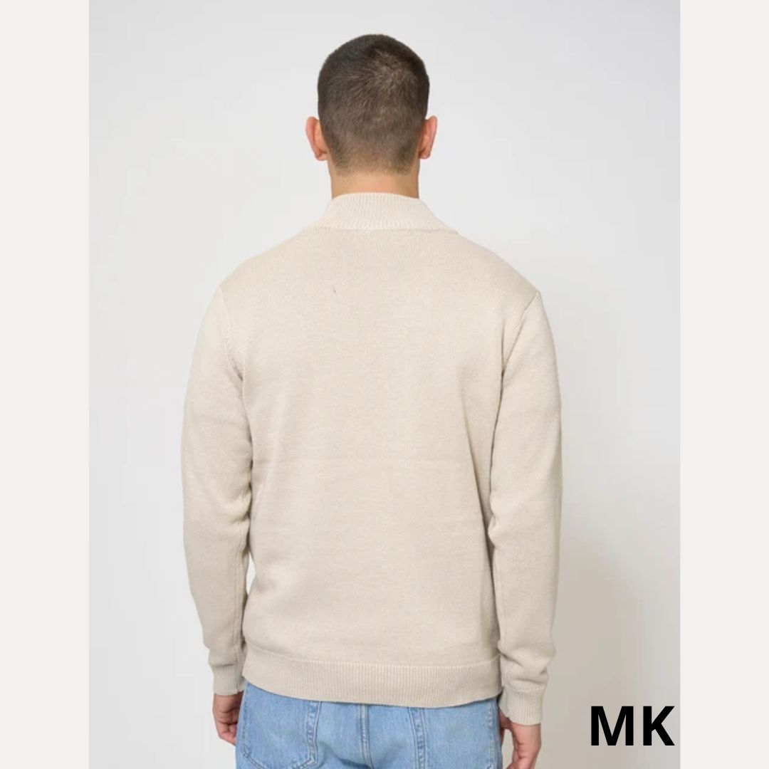 Jersey de punto con cuello subido y cremallera - Imagen 3