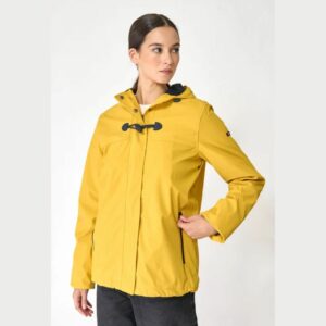 Chubasquero de mujer corto con forro polar